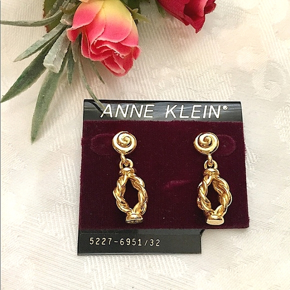 🌟NWT Anne Klein Gold Dangle Rope Earrings🌟 - Picture 4 of 5